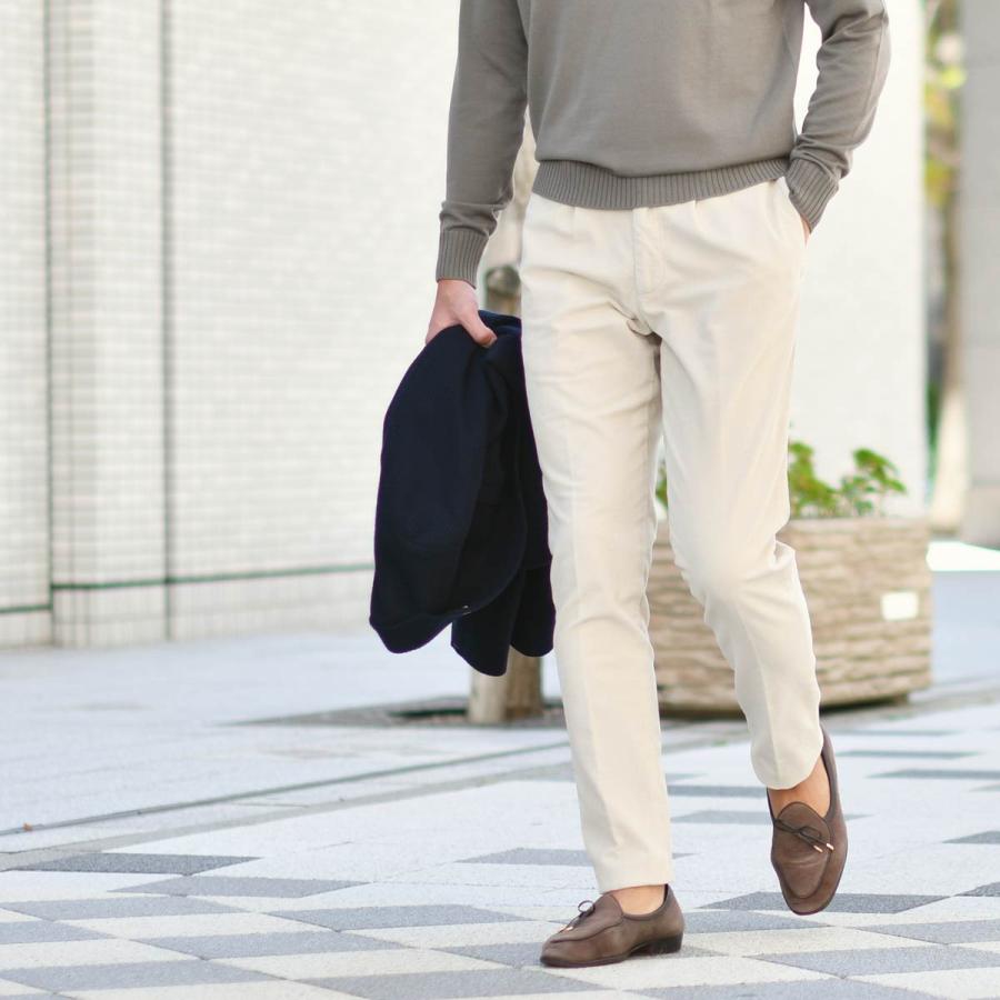 DEVORE Incipit【デヴォレ インチピット】ワンプリーツイージーパンツ DVR15 V010 581 コーデュロイ ベージュ | INCIPIT | 07