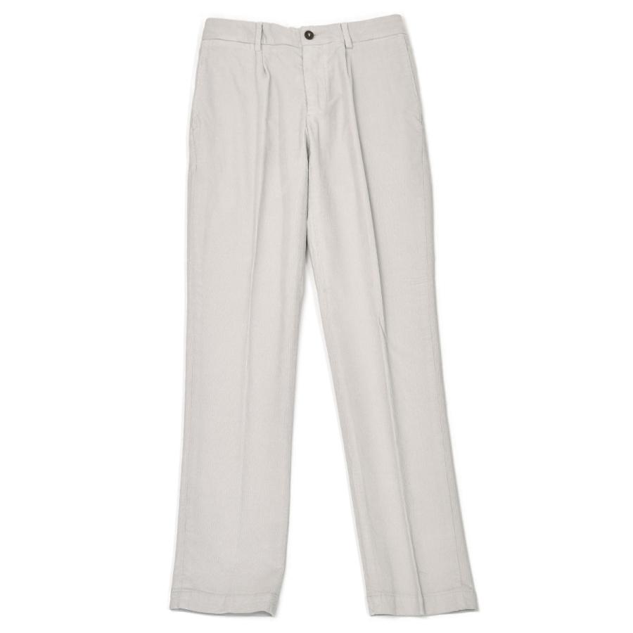 DEVORE Incipit【デヴォレ インチピット】ワンプリーツイージーパンツ DVR15 V010 103 コーデュロイ グレー |  | 01