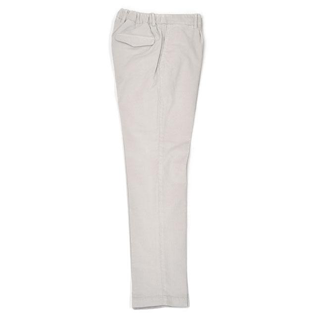 【ポイント5倍】DEVORE Incipit【デヴォレ インチピット】ワンプリーツイージーパンツ DVR15 V010 103 コーデュロイ グレー |  | 04