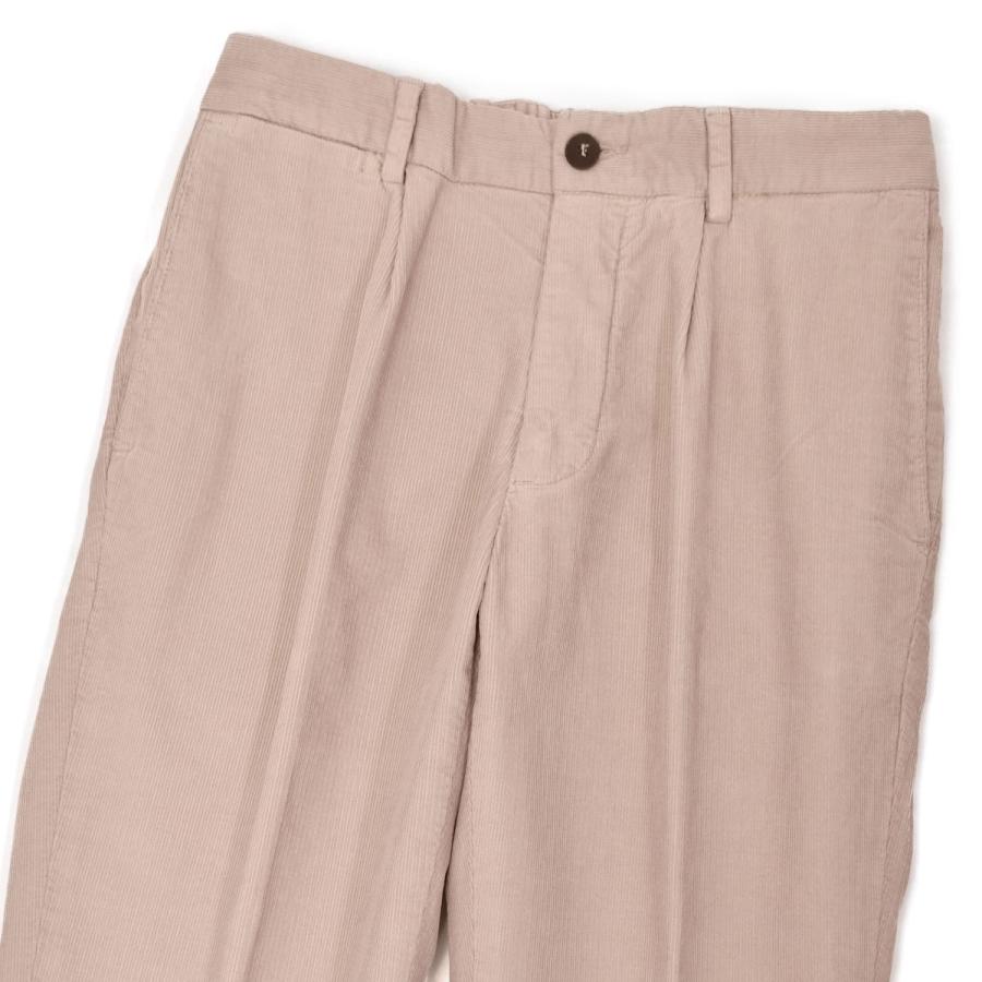 DEVORE Incipit【デヴォレ インチピット】ワンプリーツイージーパンツ DVR15 V010 204 コーデュロイ ペールピンク | 