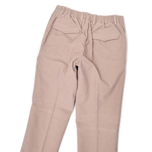 【ポイント5倍】DEVORE Incipit【デヴォレ インチピット】ワンプリーツイージーパンツ DVR15 V010 204 コーデュロイ ペールピンク | INCIPIT | 03