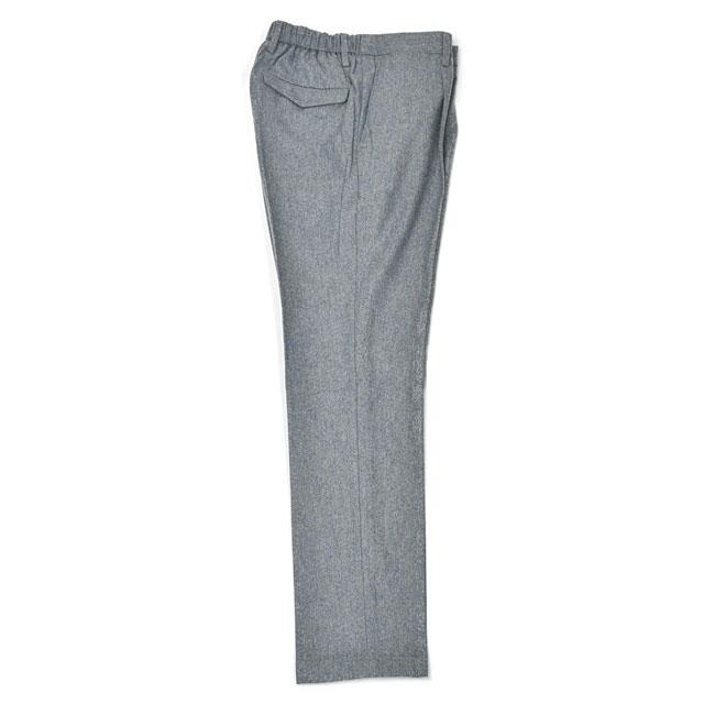 【FINAL SALE 返品交換不可】DEVORE Incipit【デヴォレ インチピット】ワンプリーツイージーパンツ DVR15 W2060 310ヴァージンウール SUPER130 ブルー | INCIPIT | 04