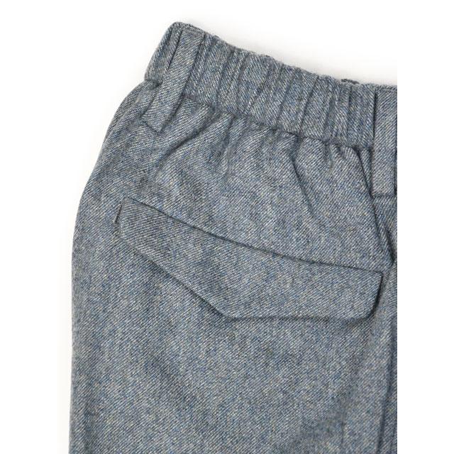 【FINAL SALE 返品交換不可】DEVORE Incipit【デヴォレ インチピット】ワンプリーツイージーパンツ DVR15 W2060 310ヴァージンウール SUPER130 ブルー | INCIPIT | 05