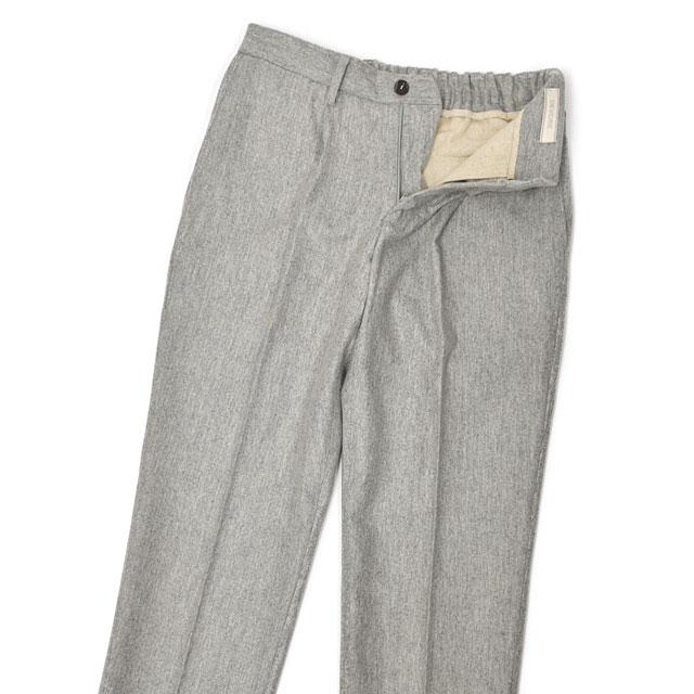 【FINAL SALE 返品交換不可】DEVORE Incipit【デヴォレ インチピット】ワンプリーツイージーパンツ DVR15 W2060 223ヴァージンウール SUPER130 グレー |  | 02