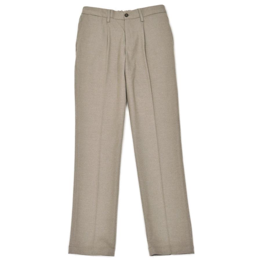 【FINAL SALE 返品交換不可】DEVORE Incipit【デヴォレ インチピット】ワンプリーツイージーパンツ DVR15 U7019 217 コットン ビスコース ポリエステル ベージュ | INCIPIT | 01