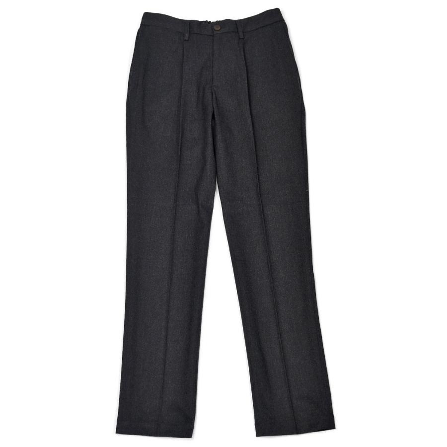 【FINAL SALE 返品交換不可】DEVORE Incipit【デヴォレ インチピット】ワンプリーツイージーパンツ DVR15 コットン ビスコース エラスタン チャコールグレー |  | 01