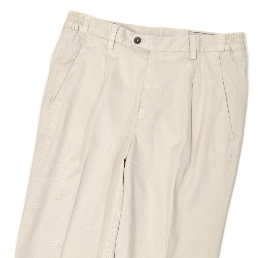 DEVORE Incipit【デヴォレ インチピット】ワンプリーツイージーパンツ DVR47 G048 538 テンセル コットン ベージュ | 