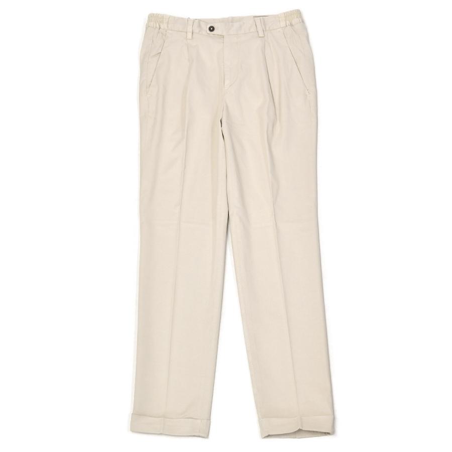 DEVORE Incipit【デヴォレ インチピット】ワンプリーツイージーパンツ DVR47 G048 538 テンセル コットン ベージュ |  | 01