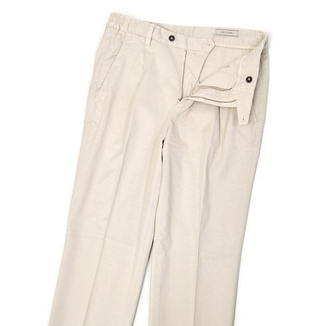 DEVORE Incipit【デヴォレ インチピット】ワンプリーツイージーパンツ DVR47 G048 538 テンセル コットン ベージュ |  | 02
