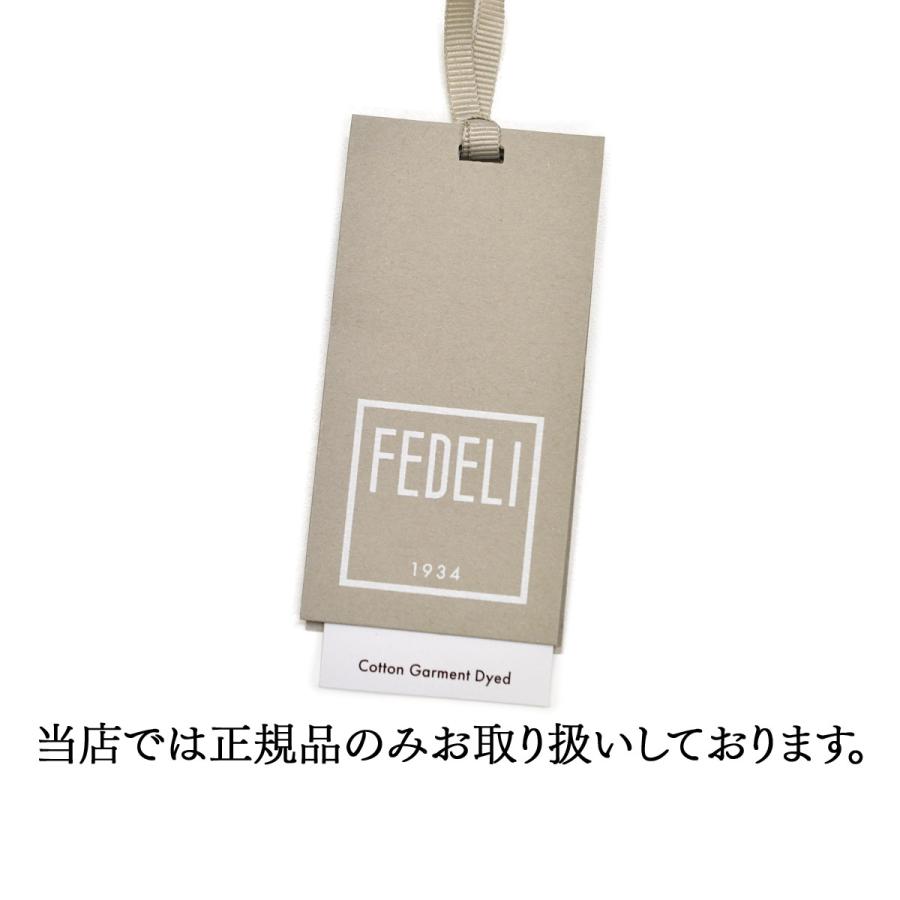 FEDELI【フェデーリ】クルーネックニット ARG.8 ML. GIZA L. DUSTY 750 8G コットン アイスグレー | FEDELI | 05