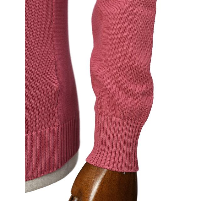 FEDELI【フェデーリ】クルーネックニット ARG.8 ML. GIZA L. DUSTY 220 8G コットン ベリー | FEDELI | 04