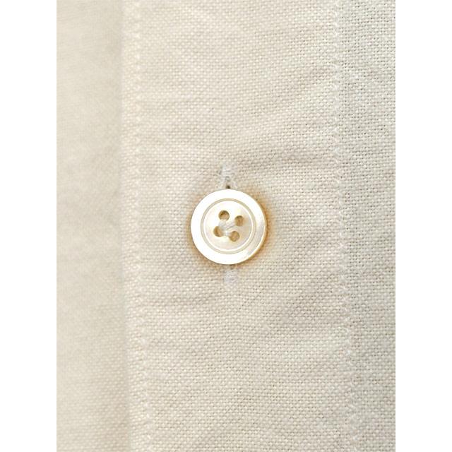 Finamore【フィナモレ】シャツ PIERO BALI C0615 2 コットン ライトフランネル オックスフォード クリーム | Finamore | 05