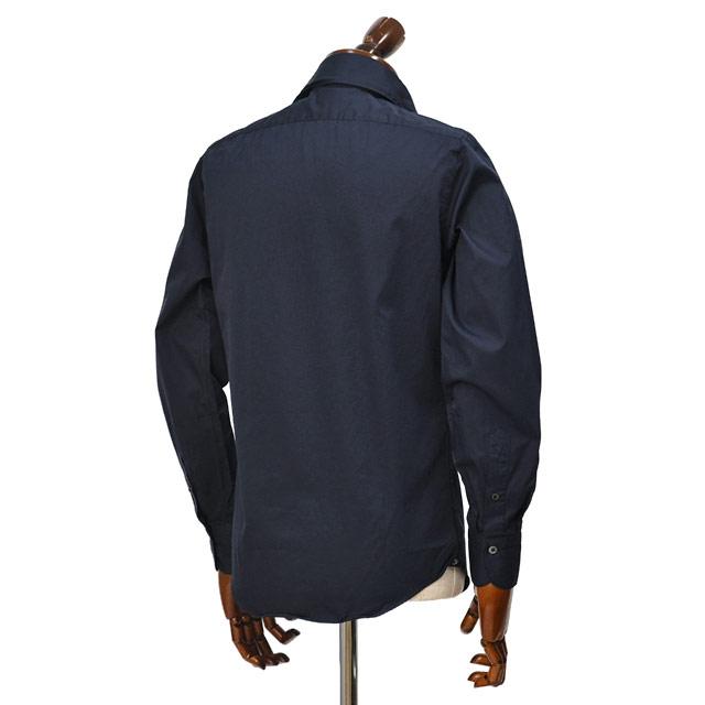 Finamore【フィナモレ】シャツ PIERO BALI C0633E 3 コットン ツイル ネイビー | Finamore | 03