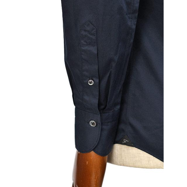 Finamore【フィナモレ】シャツ PIERO BALI C0633E 3 コットン ツイル ネイビー | Finamore | 04