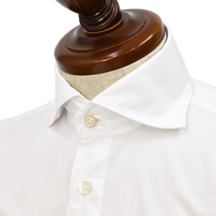 Finamore【フィナモレ】シャツ PIERO BALI C0633E 1 コットン ツイル ホワイト | Finamore | 02
