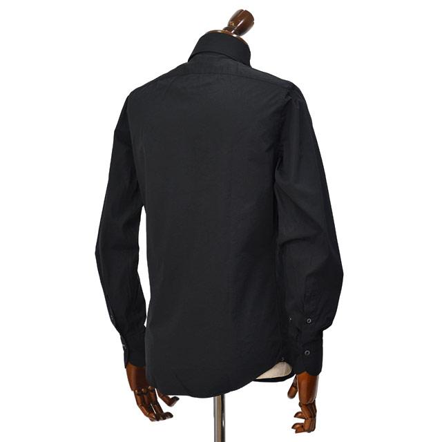 Finamore【フィナモレ】シャツ PIERO BALI C0617E 5 コットン ポプリン ブラック | Finamore | 03