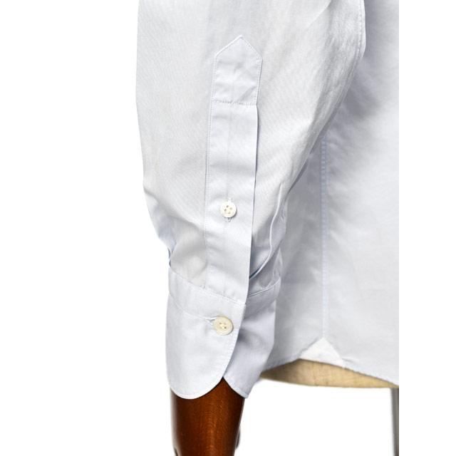 Finamore【フィナモレ】シャツ PIERO BALI C0617E 2 コットン ポプリン サックス | Finamore | 05