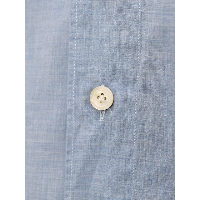 Finamore【フィナモレ】シャツ PIERO BALI C0684 5 コットン シャンブレー インディゴ | Finamore | 04