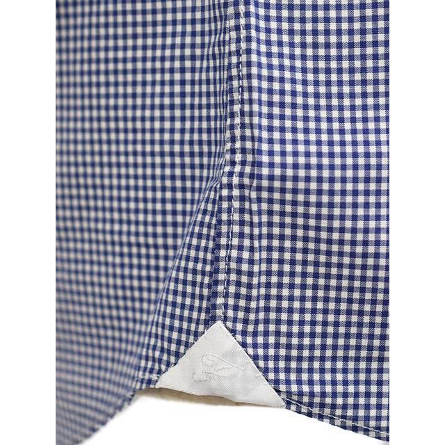 Finamore【フィナモレ】シャツ PIERO BALI C0041 10 コットン ギンガムチェック ネイビー | Finamore | 06