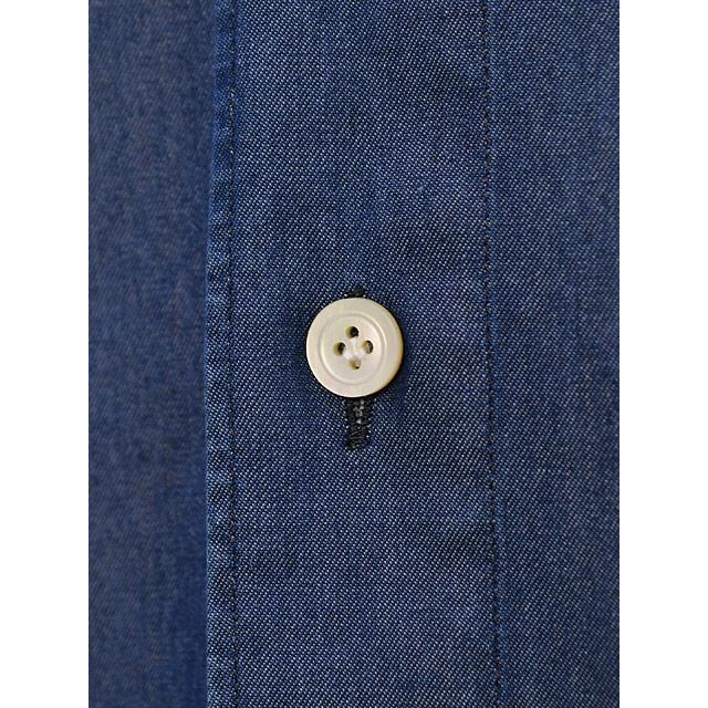 Finamore【フィナモレ】シャツ PIERO BALI C0505D 12 コットン ダンガリー インディゴブルー | Finamore | 05