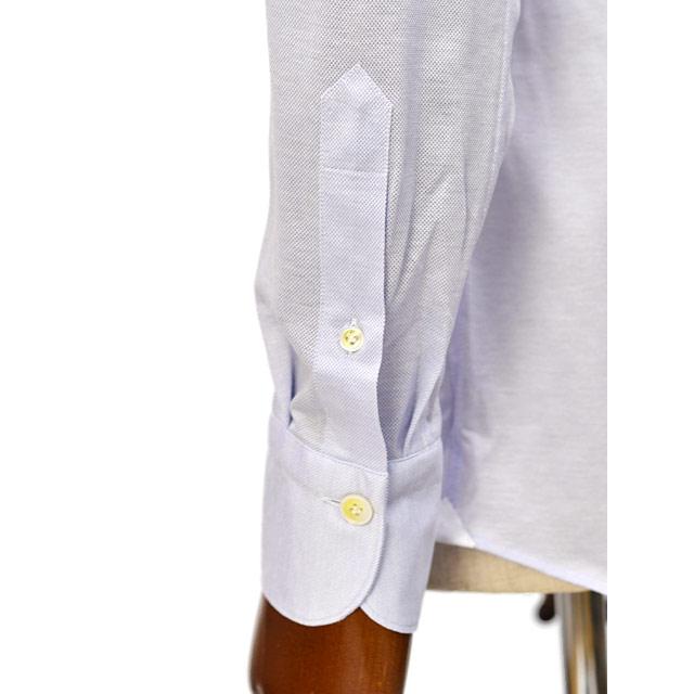 Finamore【フィナモレ】シャツ PIERO DENVER P5077J 4 コットン ジャージ サックス | Finamore | 04