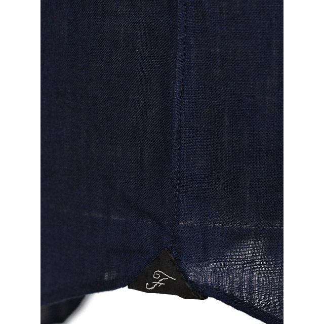 Finamore【フィナモレ】シャツ PIERO BALI C0650 11 リネン ネイビー | Finamore | 06