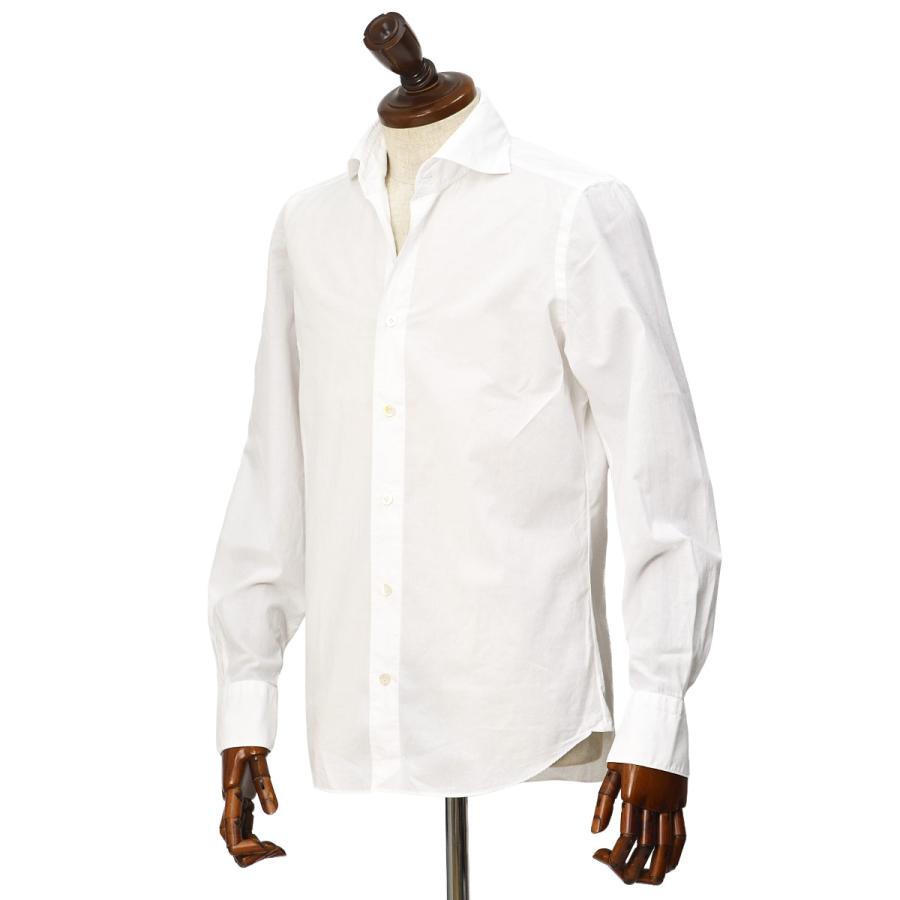 Finamore【フィナモレ】シャツ PIERO BALI C0658D 34 スーパーライトコットン 製品染め ホワイト | Finamore | 01