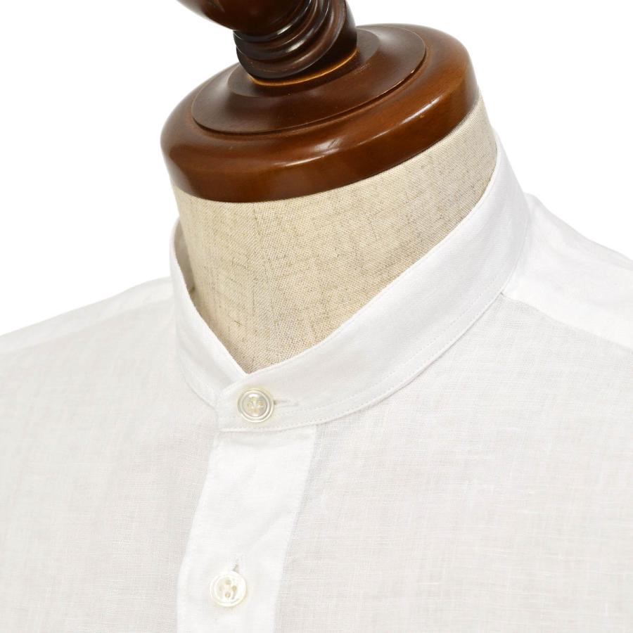 Finamore 【SALE】Finamore【フィナモレ】バンドカラーシャツ Finamore 【SALE】Finamore【フィナモレ】バンドカラーシャツ