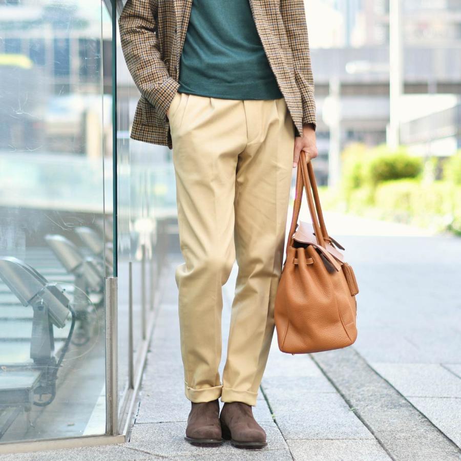 GERMANO【ジェルマーノ】ツープリーツパンツ 3TFG 5807 0142 コットン