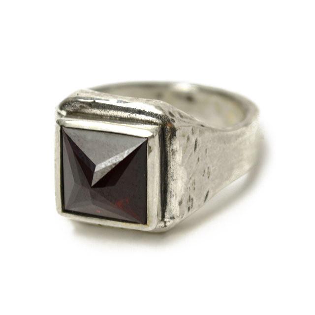 ス*ク様 henson リング Henson【ヘンソン】 リング SMALL SQUARE RING SILVER（シルバー