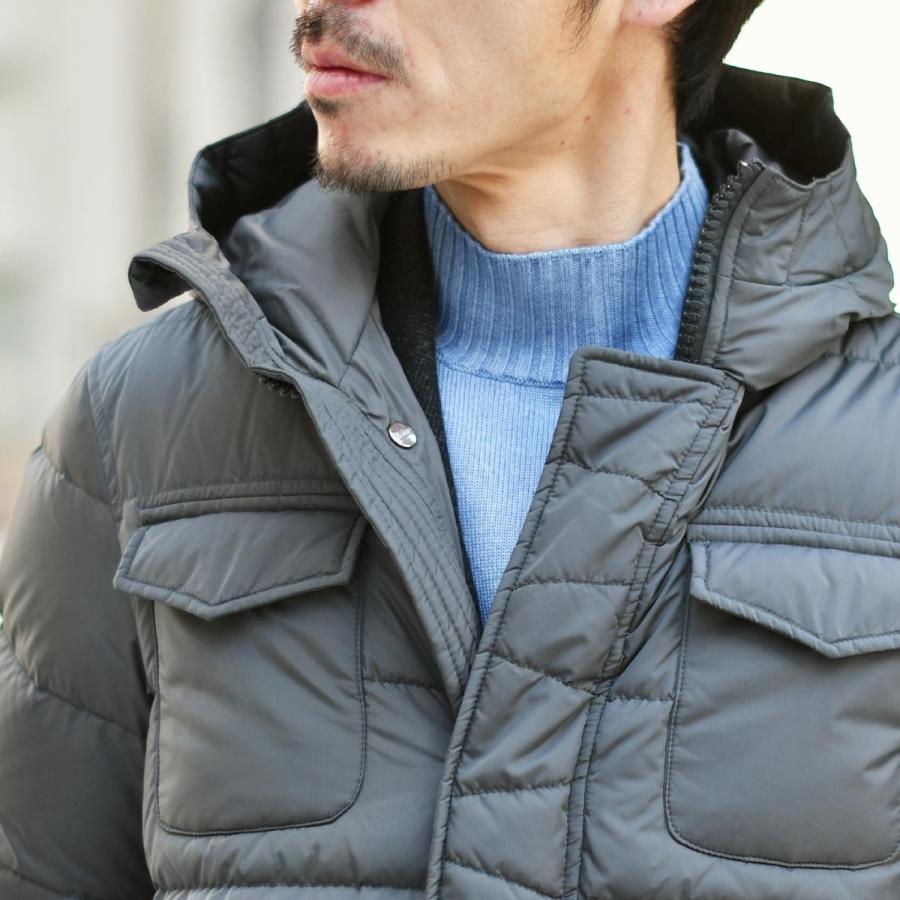 HERNO【ヘルノ】フードダウンブルゾン PI0191U 12004D 9460 ポーラ 