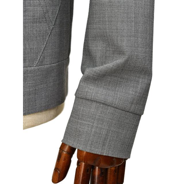 【FINAL SALE】HERNO【ヘルノ】フーデッドブルゾン GI000481U 12678 99439  ポリエステル ヴァージンウール ストレッチ グレーの画像