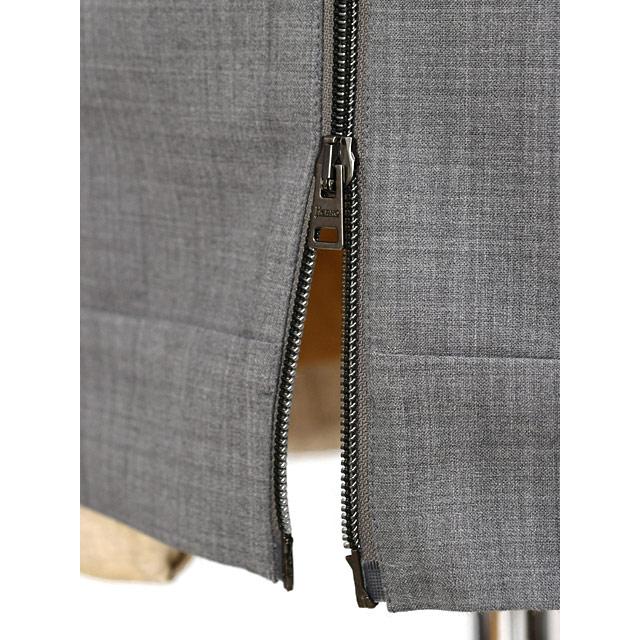【FINAL SALE】HERNO【ヘルノ】フーデッドブルゾン GI000481U 12678 99439  ポリエステル ヴァージンウール ストレッチ グレーの画像