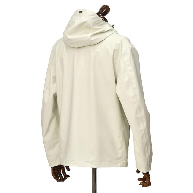 HERNO【ヘルノ】フーデッドブルゾン GI000492U 33410 1100 ウール オフホワイトの画像