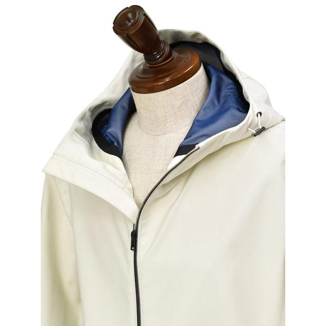 HERNO【ヘルノ】フーデッドブルゾン GI000492U 33410 1100 ウール オフホワイトの画像