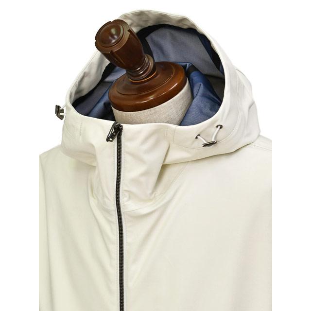 HERNO【ヘルノ】フーデッドブルゾン GI000492U 33410 1100 ウール オフホワイトの画像