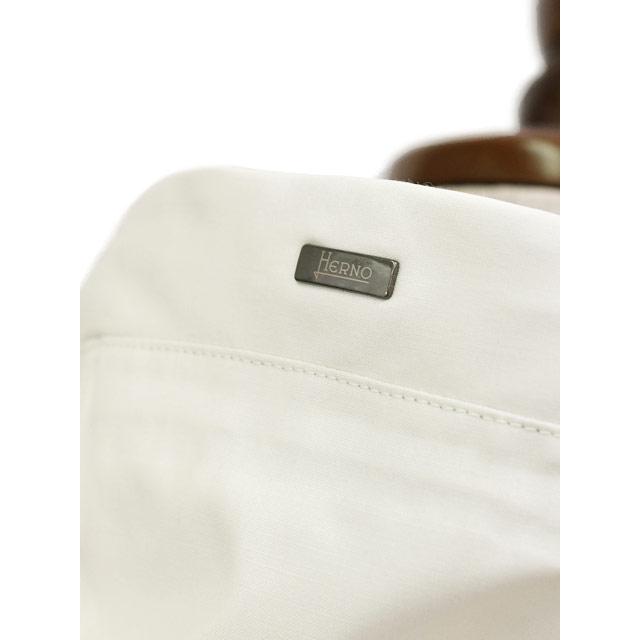 HERNO【ヘルノ】フーデッドブルゾン GI000492U 33410 1100 ウール オフホワイトの画像