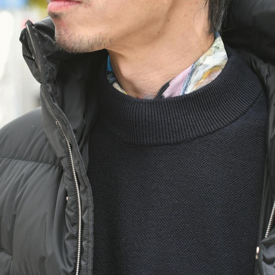 HERNO【ヘルノ】フーデッドショートブルゾン PI001140U 12004 9389 ナイロン ネイビーの画像