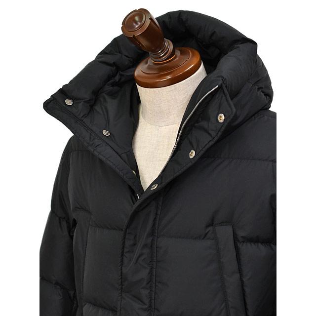 HERNO【ヘルノ】フーデッドショートブルゾン PI001140U 12004 9389 ナイロン ネイビーの画像