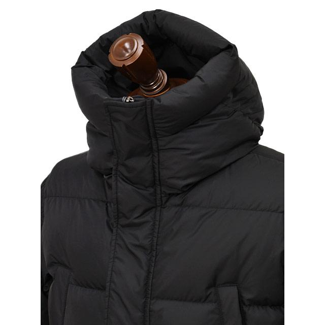 HERNO【ヘルノ】フーデッドショートブルゾン PI001140U 12004 9389 ナイロン ネイビーの画像