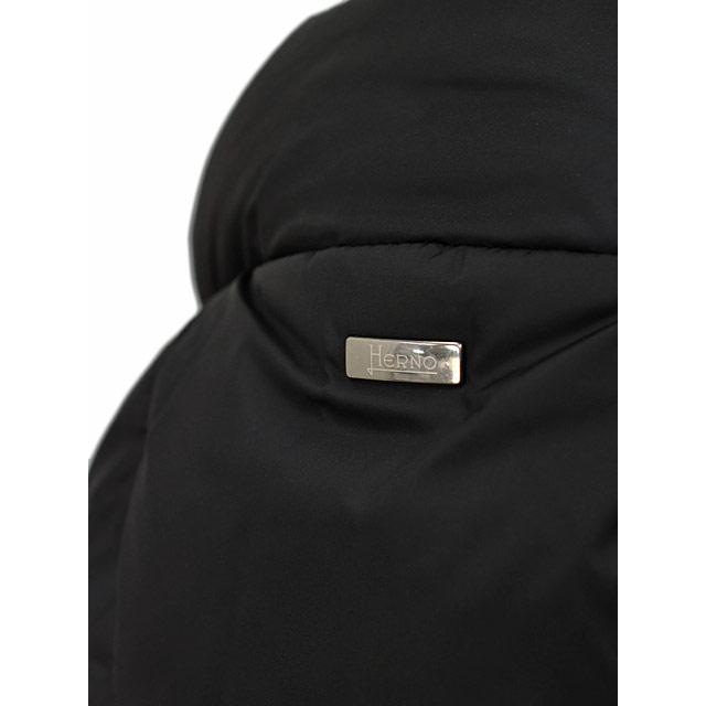 HERNO【ヘルノ】フーデッドショートブルゾン PI001140U 12004 9389 ナイロン ネイビーの画像