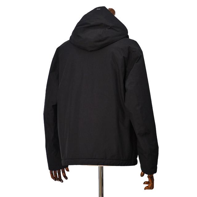 HERNO【ヘルノ】フーデッドブルゾン GI000563U 12841 9300 ポリエステル ブラックの画像
