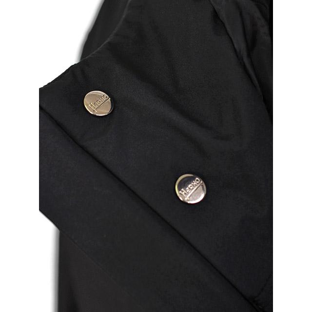 HERNO【ヘルノ】フーデッドブルゾン GI000563U 12841 9300 ポリエステル ブラックの画像
