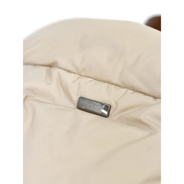 HERNO【ヘルノ】フードショートブルゾン PI001140U 12004 1985 ナイロン ベージュの画像