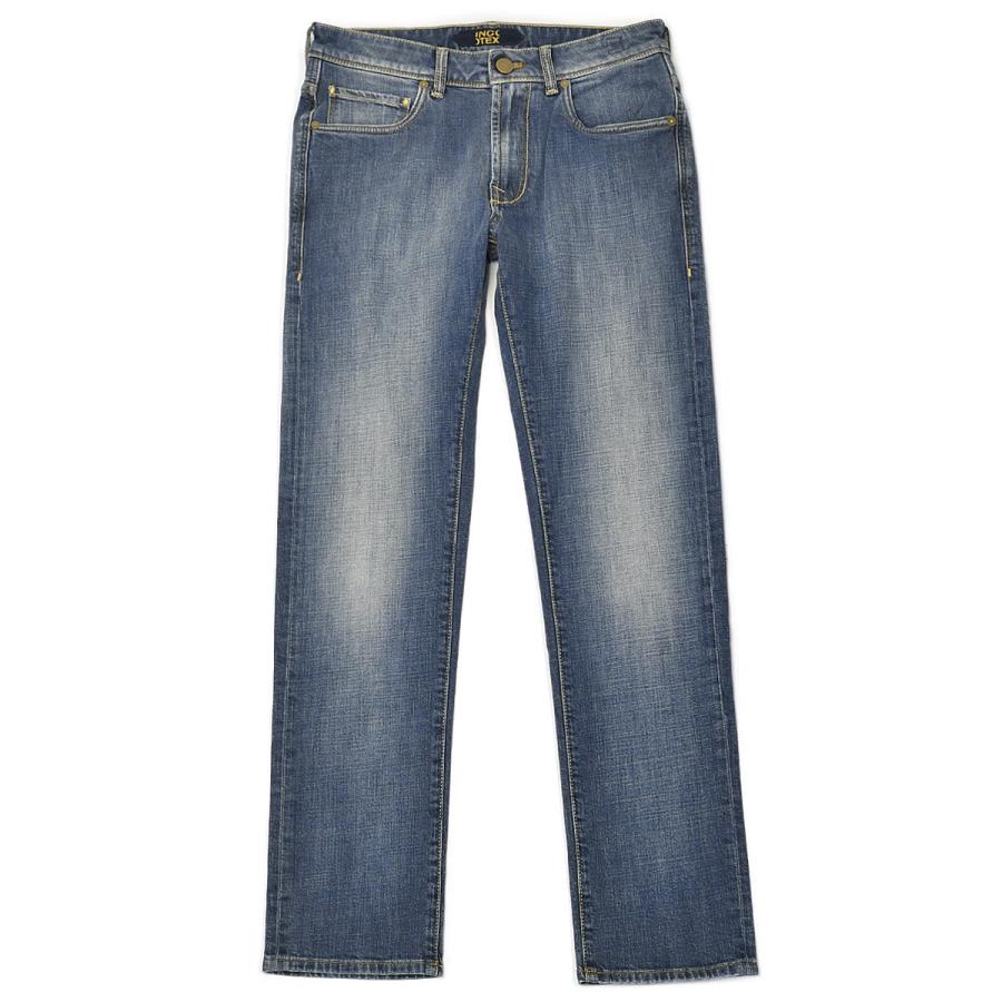 INCOTEX BLUE DIVISION【インコテックス ブルー ディヴィジョン】デニムパンツ BDPS0003 02615W5 005 コットン ストレッチ ウォッシュドデニム ブルー | INCOTEX | 01