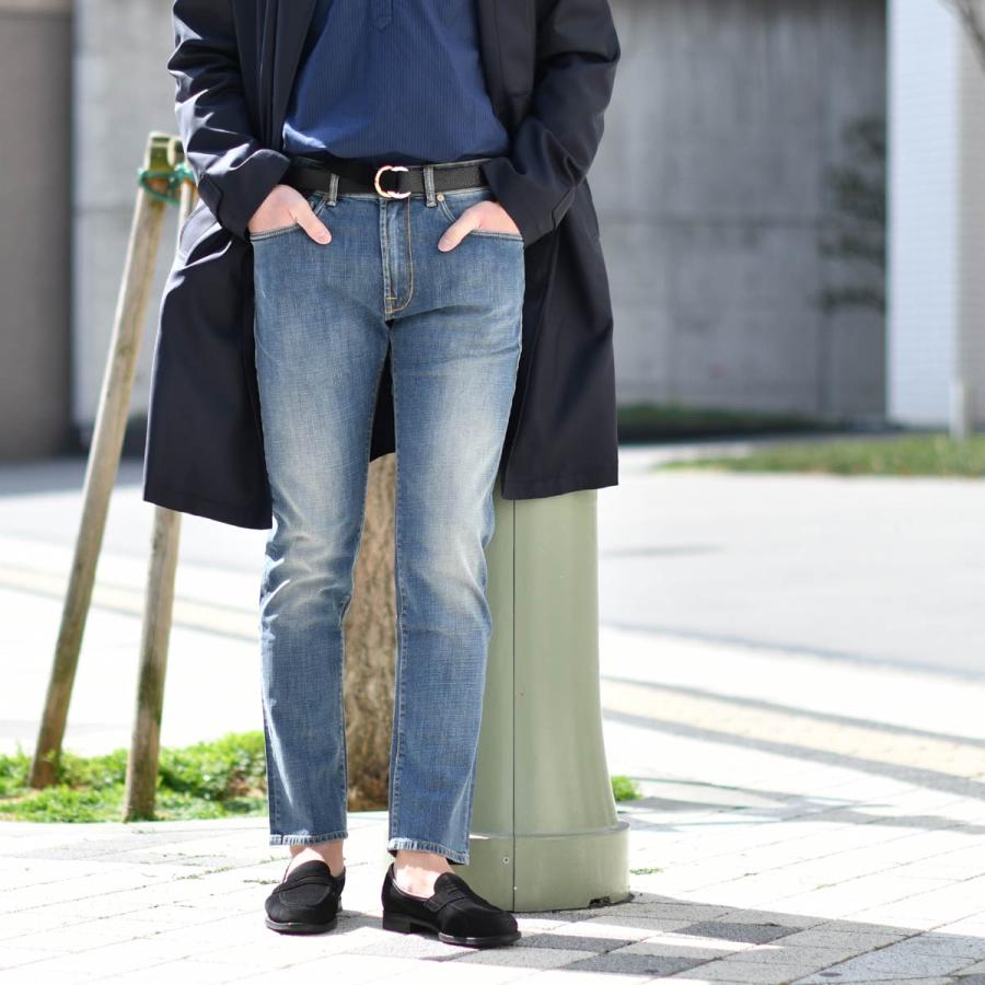 INCOTEX BLUE DIVISION【インコテックス ブルー ディヴィジョン】デニムパンツ BDPS0003 02615W5 005 コットン ストレッチ ウォッシュドデニム ブルー | INCOTEX | 06