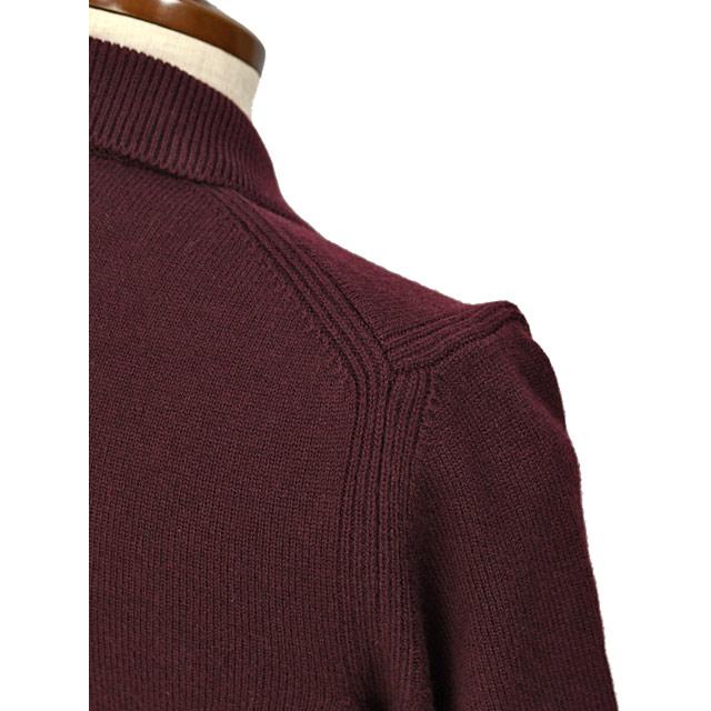 FERRANTE【フェランテ】ニットシャツカーディガン 56R20208 007 7G ウール カシミヤ ボルドー | FERRANTE | 04