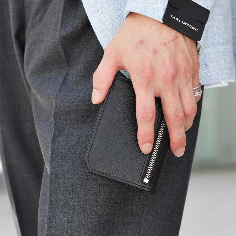 「ラルコバレーノスマートカードウォレット」レザー製二つ折り財布 薄紫とグレー 評価：85点】ラルコバレーノの財布・スマートカードウォレット徹底