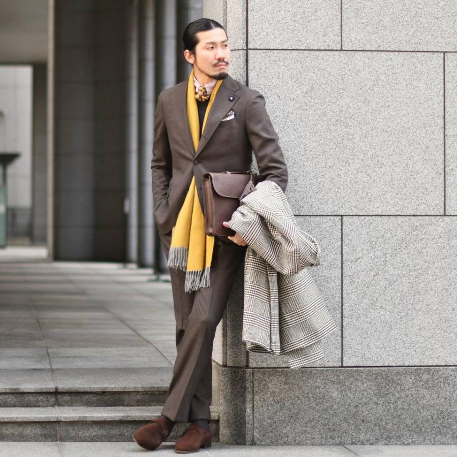 ラルディーニ スーツ ブラウングレー 44 秋冬