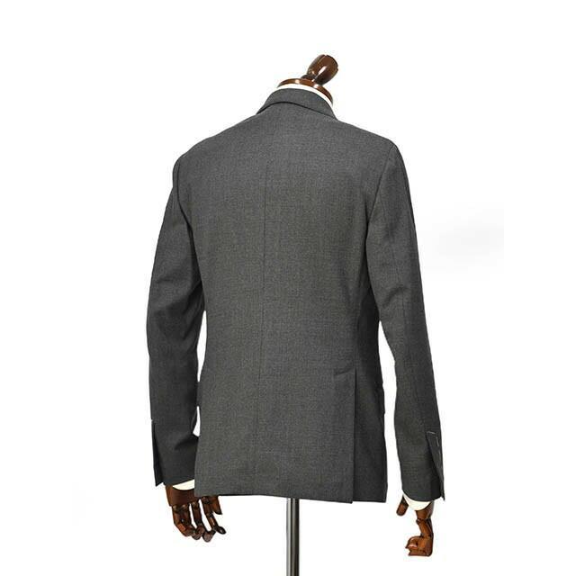 【size48】LARDINI【ラルディーニ】シングルスーツ JW851AQ IRS59407 950 ヴァージンウール ストレッチ グレー | LARDINI | 01